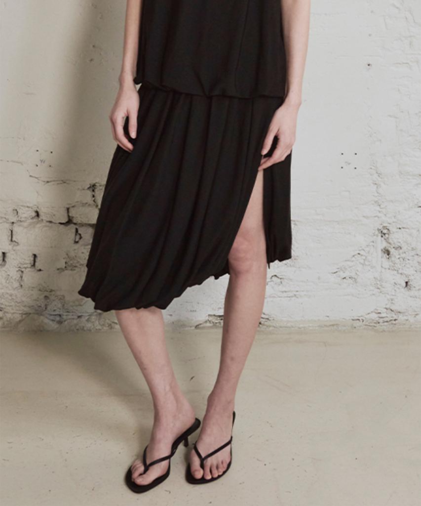 Wenio Pleated Balloon Skirt_2Color