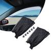 2pcs Sun Shade UV Protection Side Black Mesh Curtain With Suction Cup Kit