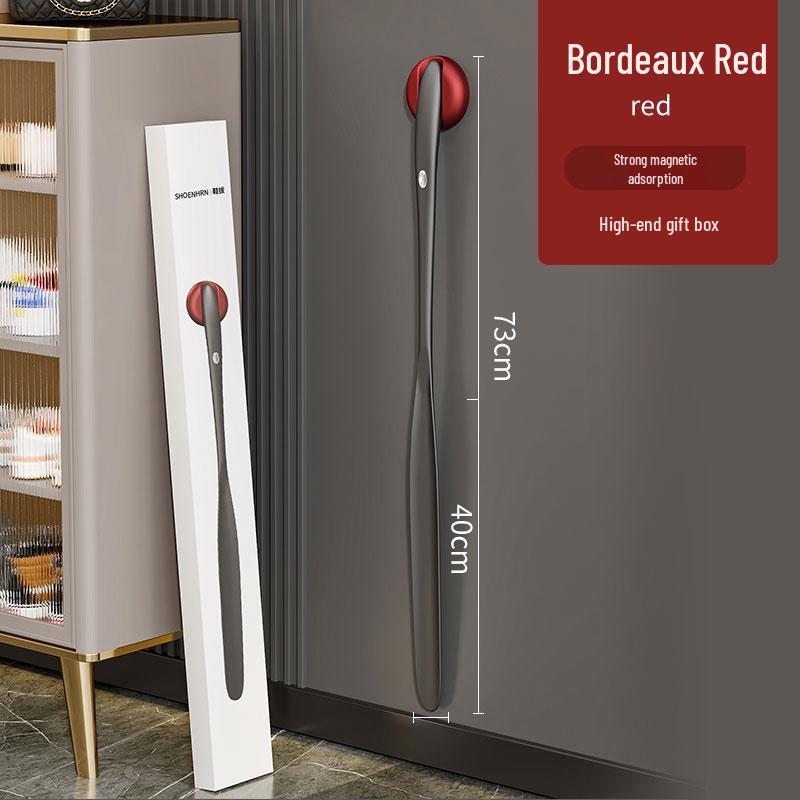 Long Handle Magnetic Shoehorn for Easy Use - Ideal for Elderly & Pregnant Individuals, No Bending Required