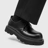 Casual lace up men's leather shoes Retro and minimalist styles Leisure Business High quality Derby shoes Thick bottom versatile