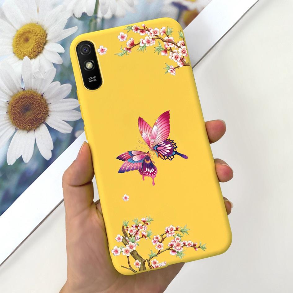 Für Xiaomi Redmi 9A 9AT Hülle Süßer Astronaut Schmetterling Weiches Silikon Handy Rückseite Für Xiaomi Redmi 9i Sport Redmi9a Hüllen
