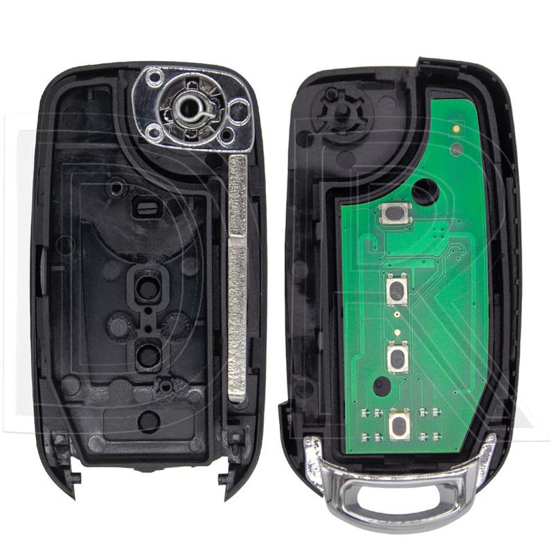 Great 2ADPXFI5AM433TX MQB48/4A Chip 433MHz SIP22 Flip Car Remote Control Key For Fiat 500X Egea Tipo Toro Crono 2016 2017 2018