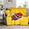 1pcSuper Mario Plush Blanket - Soft and Comfortable for All Seasons, Makes a Great Gift!B06050m