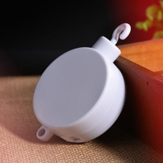 Baby Crib Bed Hanging Bell Wind-up Rotating Music Box Kids Develop Toy Gift
