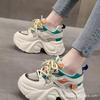 Thick-soled heightening dad shoes women's summer 2025 mesh breathable lightweight soft-soled heavy industry casual sports shoes