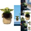 Baby Yoda Star Wars Ceramic Flowerpot For Succulents And Miniature Garden Decor