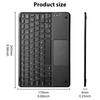 2025 For iPad Wireless Keyboard with Touchpad For Xiaomi Samsung Android iOS Windows For Phone Tablet Laptop Bluetooth Keyboard