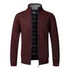 Autumn Winter Warm Cardigan Men Fleece Sweaters Full Zip Jackets Slim Fit Luxury Knitted Sweater Coat American