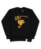 GRAVER [Unisex] Heart Snake Half Arch Logo Sweatshirt_Black