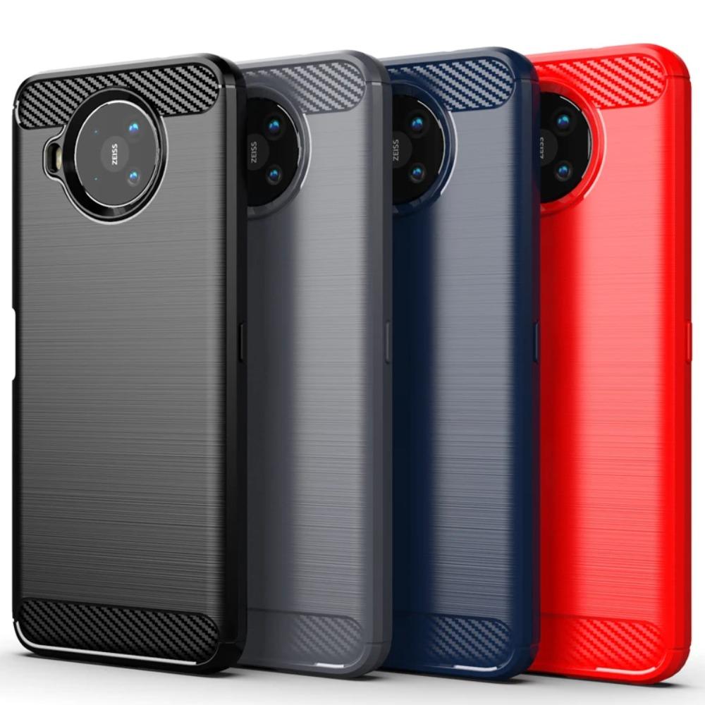 For Nokia 8.3 5G Case Rubber Bumper Anti-knock Silicone Carbon Fiber Cover For Nokia 8.3 5G Phone Case For Nokia 8.3 Case 6.81"