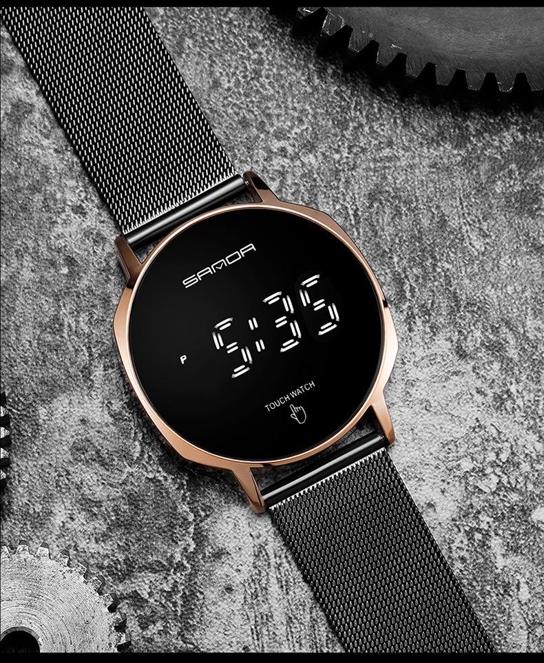 Sanda Waterproof Minimalist Luminous Electronic Watch for Men & Women