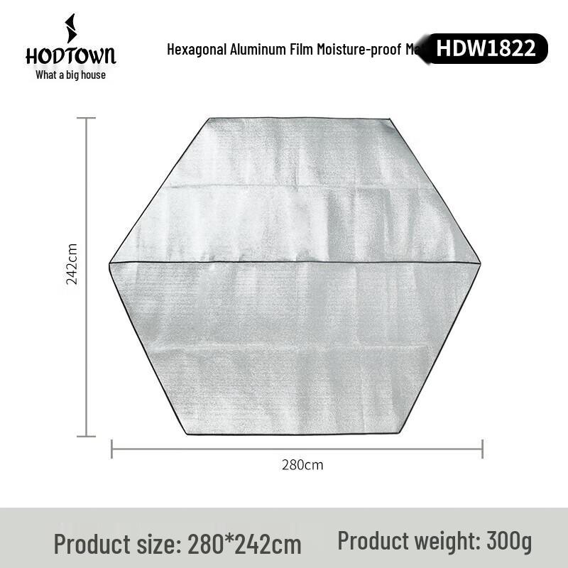 HeDaWu Portable Hexagonal Aluminum Camping Mat