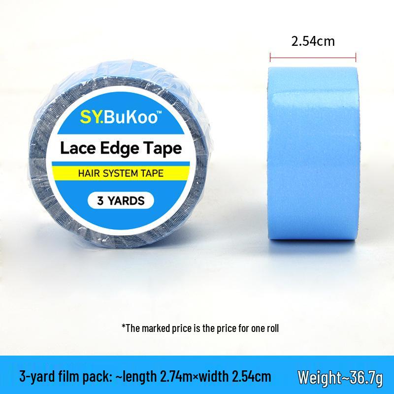 "Waterproof & Sweat-Proof Wig Tape: Special Scalp Double-Sided Film Patch"