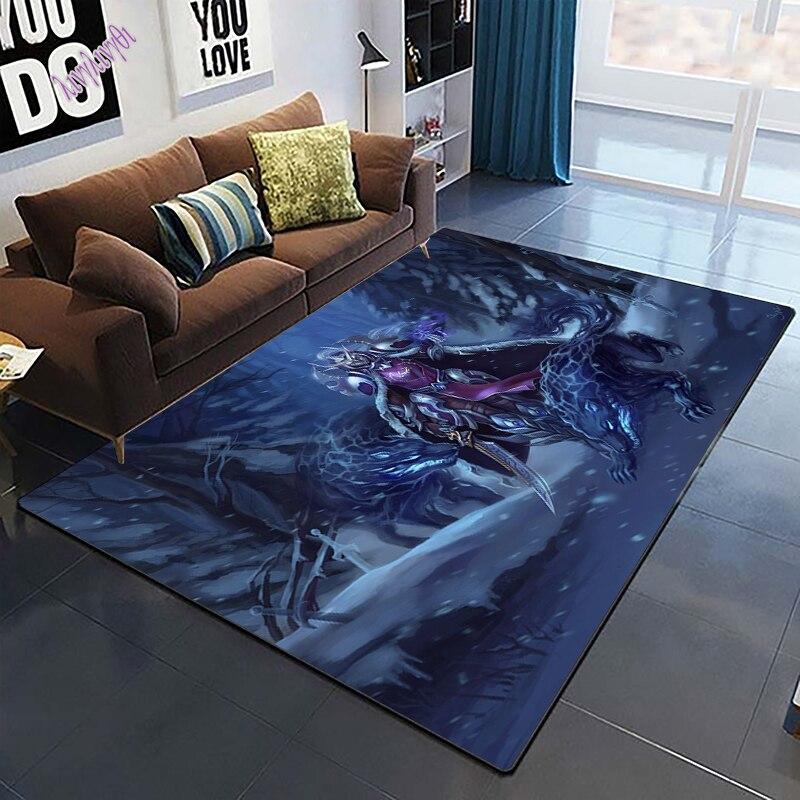 World of Warcraft Cool Creativity Tištěný vzor Protiskluzový koberec Bohemia Koberec Obývací pokoj Dekorace koberce Tapiserie