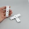 10 Stück/Los 11mm +11mm Doppelte Dual-Vorhangschienen Schiene Deckenmontage Halterung Gardinenhaken Deckenhaken Befestigungswerkzeug