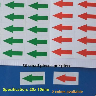 Removable Gas Direction Arrow Sticker for Repeated Use