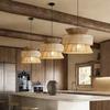 Vintage Wabi Sabi Handmade Hemp Rope Chandelier B&B Restaurant Bar Cafe Dining Room Pendant Lights Hanging Lamp Fixture