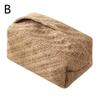 Kreativt hjem Stue Spisebord Tissue Boxes Bomull Lin Cloth Art Tissue Box Enkel Papir Box Oppbevaringspose Hjemmeutstyr