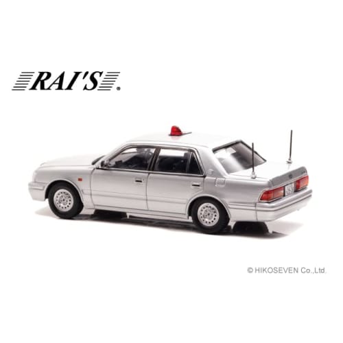 RAI'S 1/43 Scale Toyota Crown (JZS155Z) 2000 Osaka Prefectural Police Traffic Department Traffic Mobile Unit Vehicle (Unmarked Silver) Finished Produc