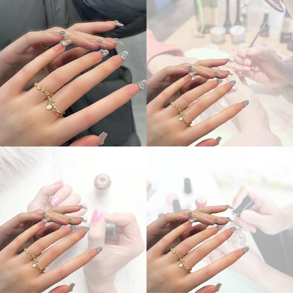 Xs S M L Sizes Available In Cat Eye Flashy Minimalist Pure Desire Starry Sky Nail Sticker