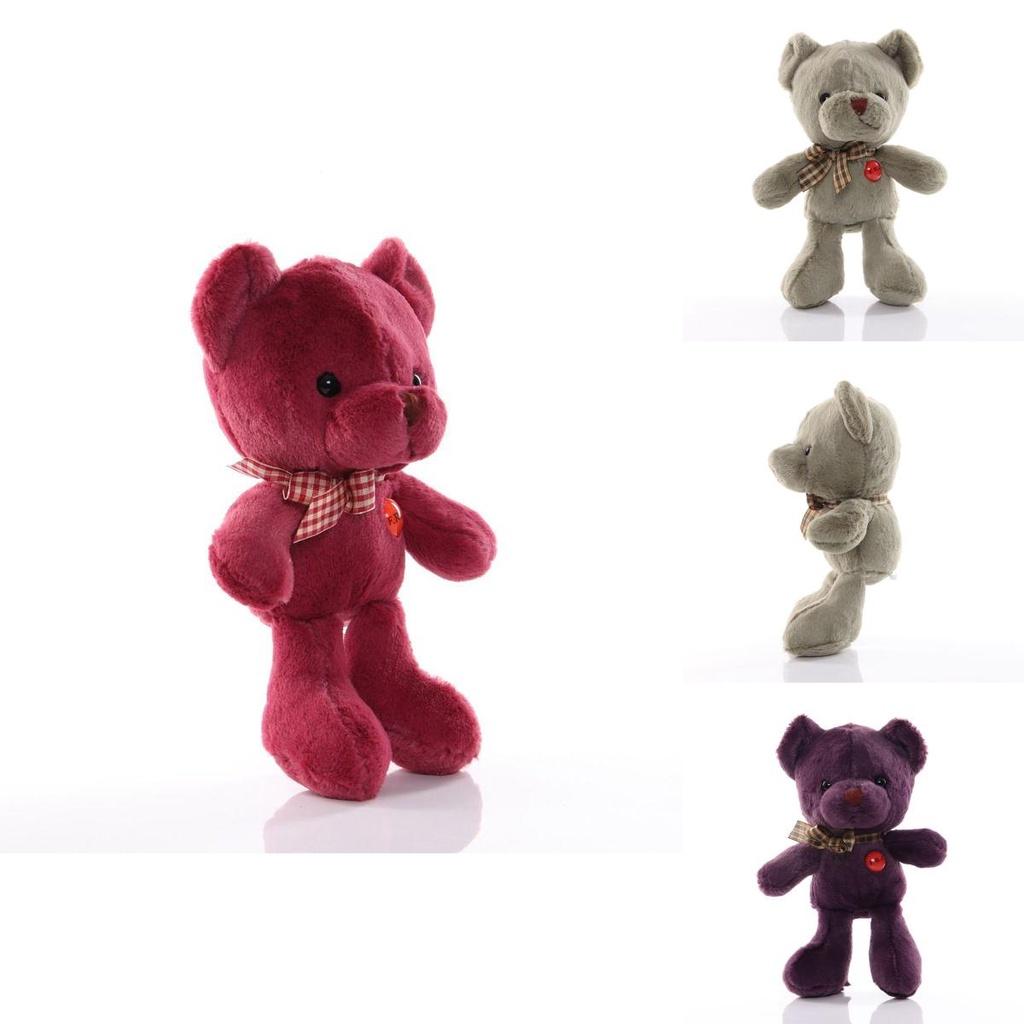 Colorful 25cm Anime Teddy Bear Plush Doll Soft Cute Comfortable Gift For Birthday More!