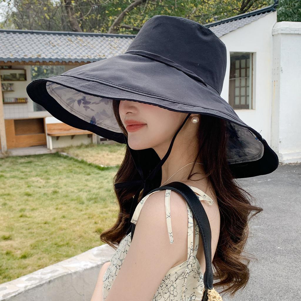 Übergroßer Schirm Sonnenschutz Fischerhut Kinder tragen doppelseitig Sommer UV-Schutz Sonnenhut Outdoor Strand Sonnenhut