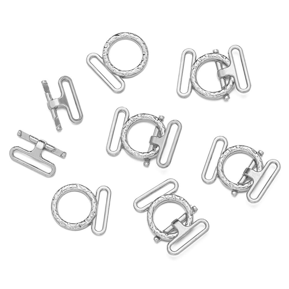 20Pcs Mini Waistband Buckles for Decor Doll Dress/Pants 8mm Metal Belt Buckle Doll Bags Shoes Buckle DIY Crafts Sewing Supplies