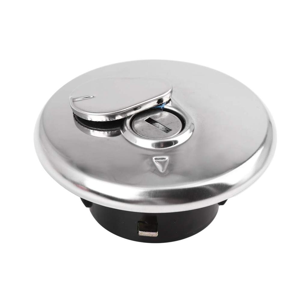 uxcell Motorcycle Fuel Tank Cap Silver Tone Metal Motorcycle Oil