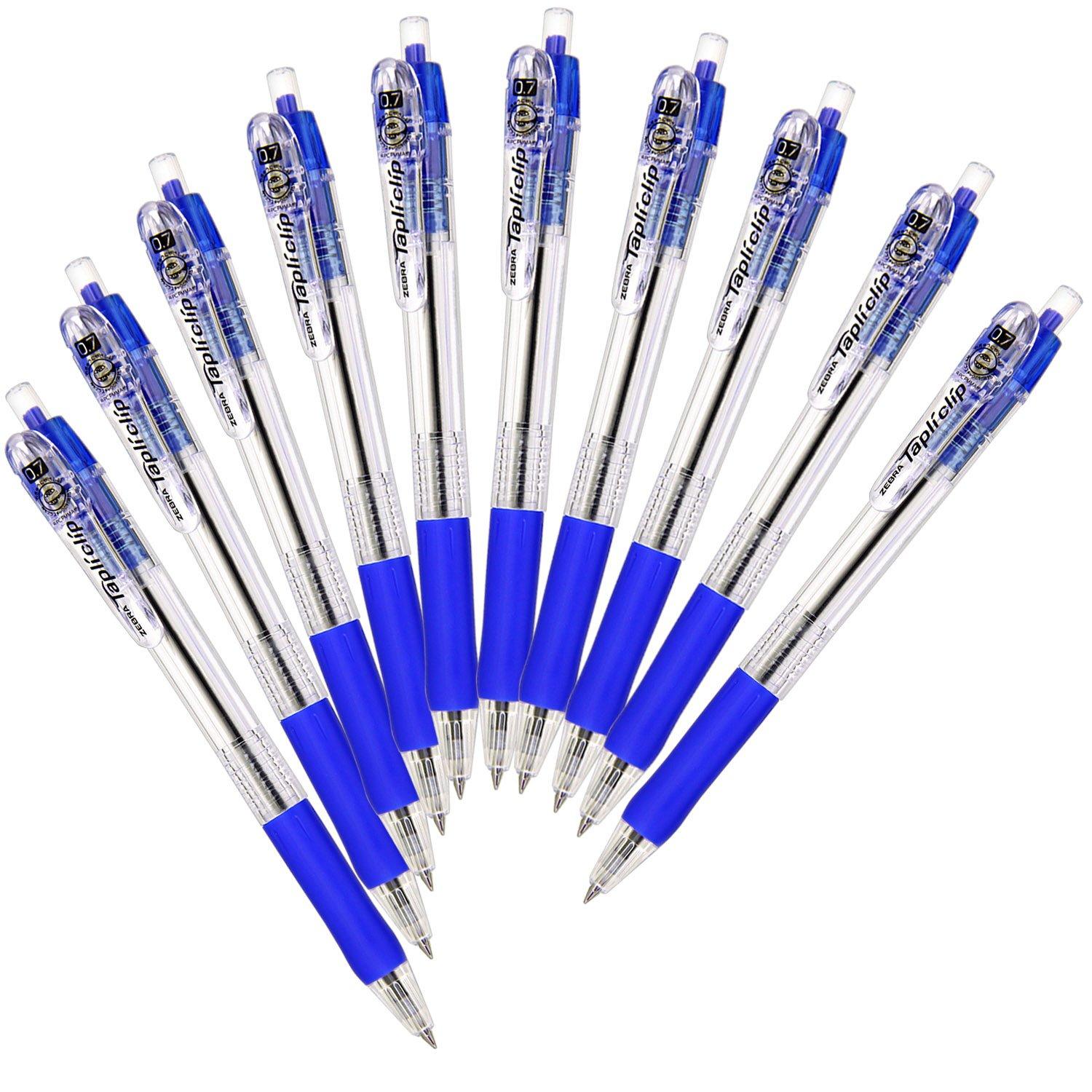 

Шариковая ручка Zebra Tapuri Clip Blue 10 шт. на масляной основе 0,7 B-BN5-BL