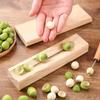 1pc Chestnut Can Opener, Solid Wood Peeler, Raw Chestnut, Lotus Seed Machine, Household Cross Shaped Chestnut Opener Tool