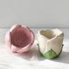 Lotus Candle Holder Decoration Silicone Mold Diy Rose Flower Cup Wax Aromatherapy Decoration Abrasive