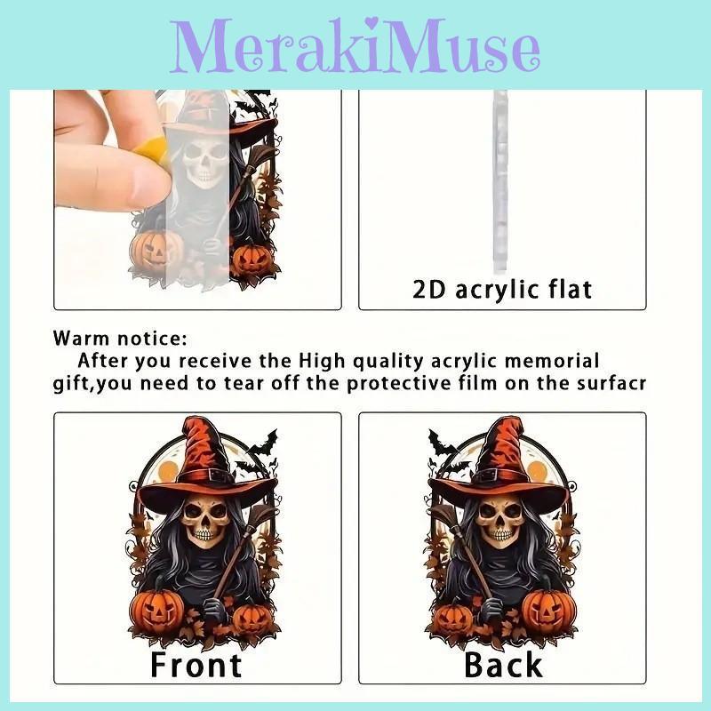 Car Decor Acrylic Pumpkin Pendant For Halloween Party Vehicle Ornament