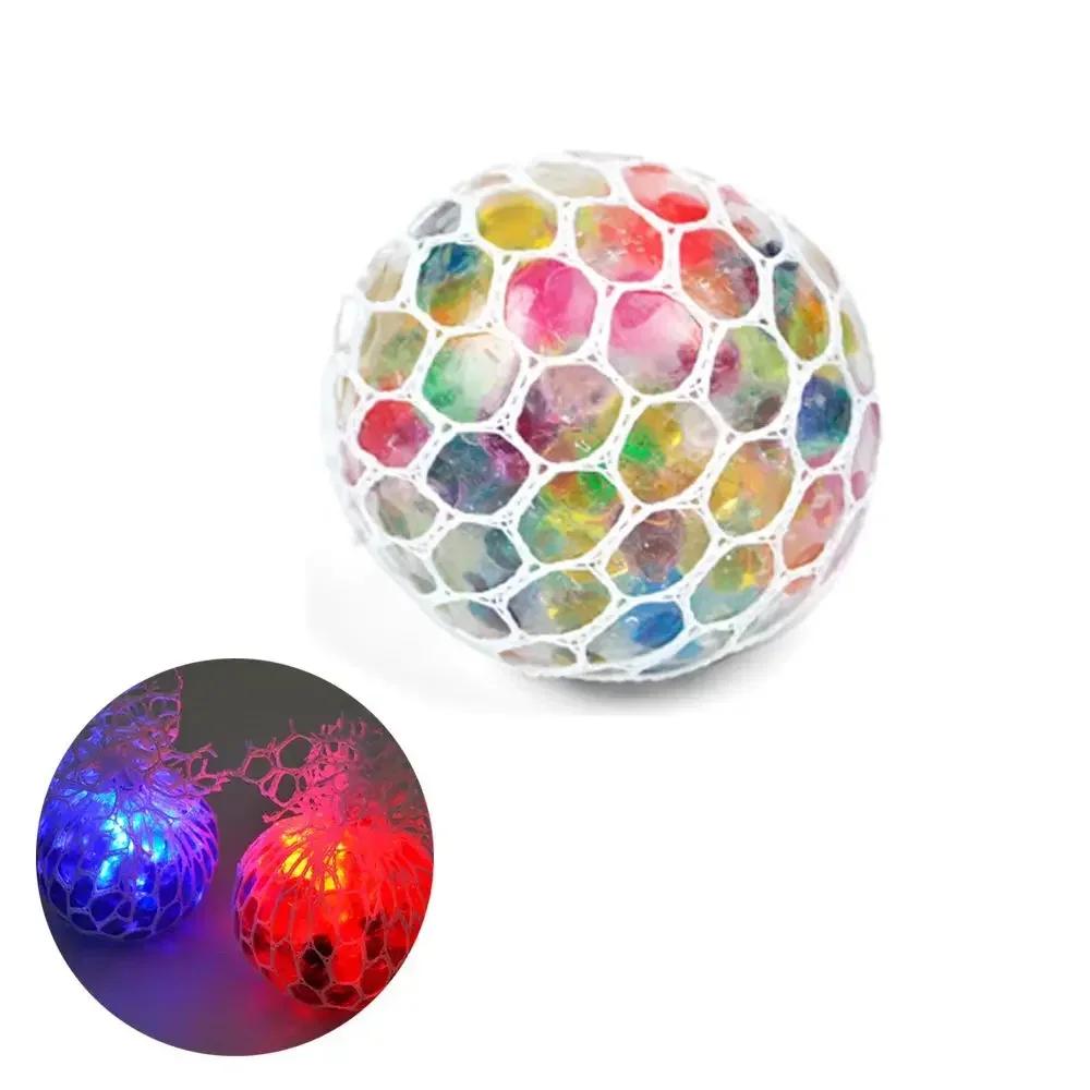 Creative Stress Relief Balls Colorful Squeeze Ball Water Bead Decompression Fidget Toy for Kids Adults Anxiety Autism ADHD