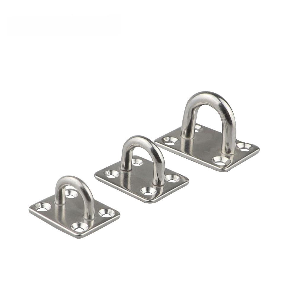 RICHWITS Stainless Steel Eye Plate for Sunshade Sail and Boat Attachment