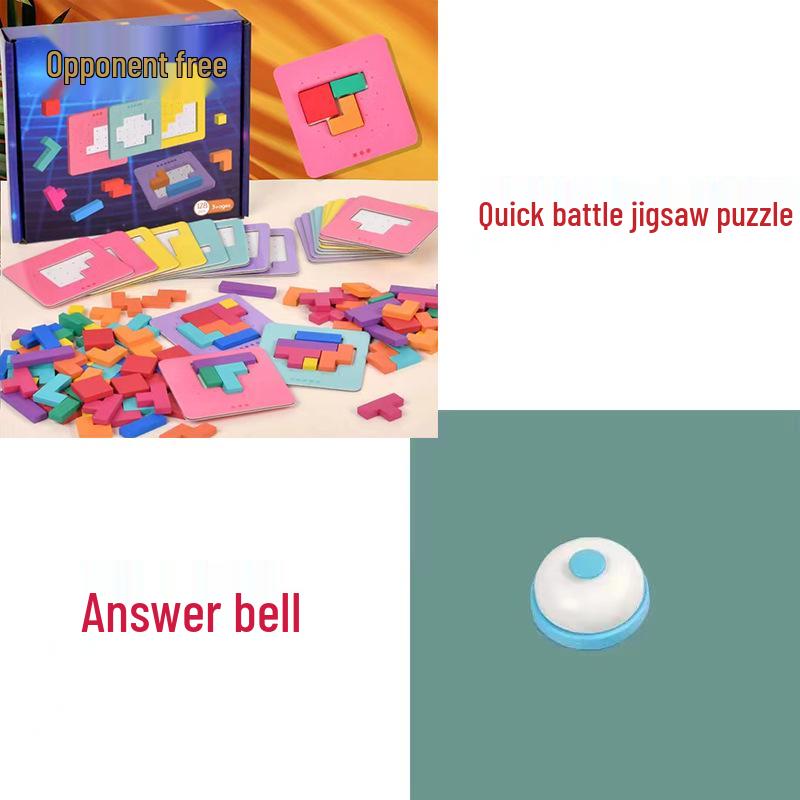 Quick-Thinking Parent-Child Educational Puzzle & Building Blocks Game