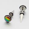 Lgbt Rainbow Color Earrings Steel Gay Pride Men's Earring Lesibian High Stud Lovers Earrings Jewelry