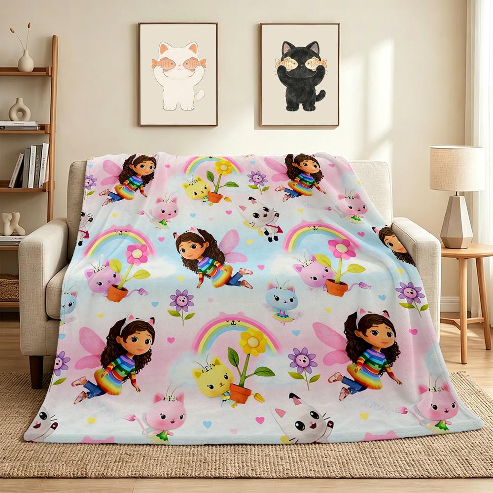 Fairy Fantasy Flannel Blanket Throw Blanket Soft Warm Sofa Bed Camping Home Decor Unique Christmas Gift C9211893