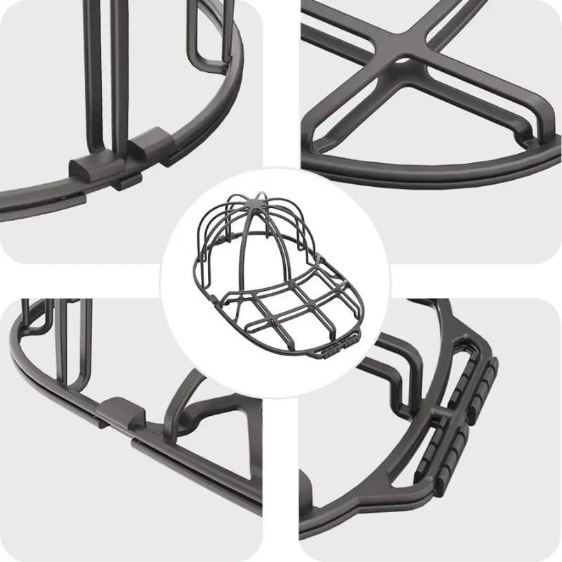 Horká pračka na baseballové čepice Vhodná pro dětské/dospělé rámeček na mytí klobouků/mycí klec Dvoupatrová čistička klobouků Tvarovač Chránič