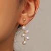 Earrings Simple Combination Metal Ear Clips No Ear Hole Premium Sense Vintage Ear Clips Trendy Earrings 2025 Lightweight Earrings for Sensitive Ears