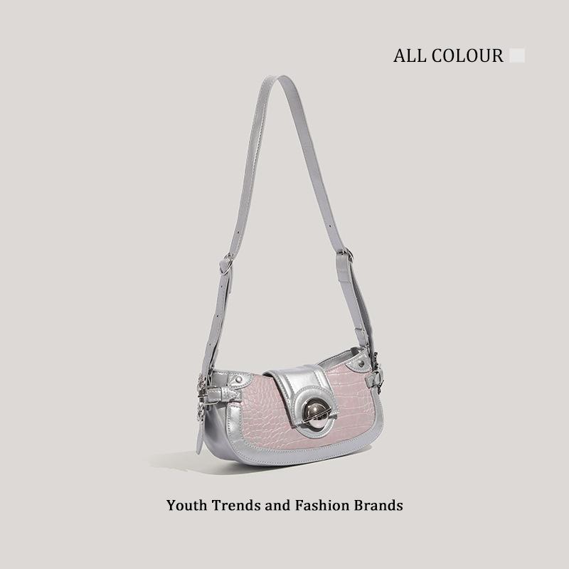 Premium texture crossbody niche butterfly design shoulder bag fashionable versatile portable handbag