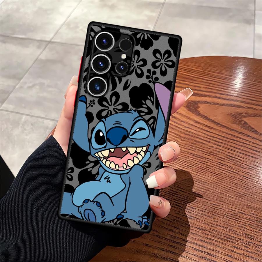 Blue Koala Stitch Case for Samsung Galaxy S26 S23 FE S22 S20 Note 20 10+ S21 S24 Plus S25 Ultra Funda Phone Cover