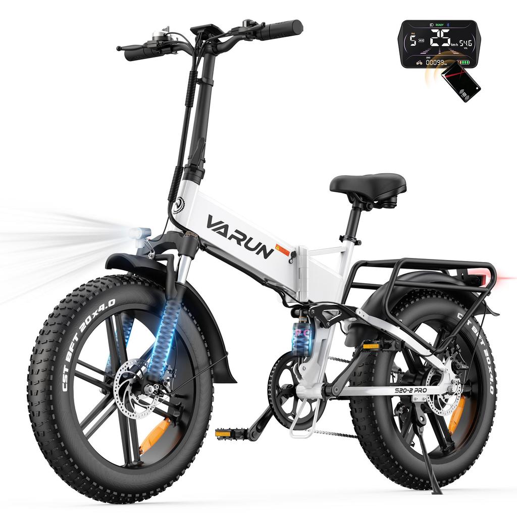 VARUN S20‑2 PRO Fully-Suspension Elektrofahrrad, 48V 13Ah Akku, NFC Smart Display