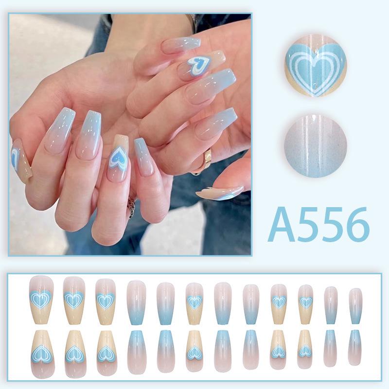 Summer Fresh French Line Cool Style Detachable Nail Art Tips
