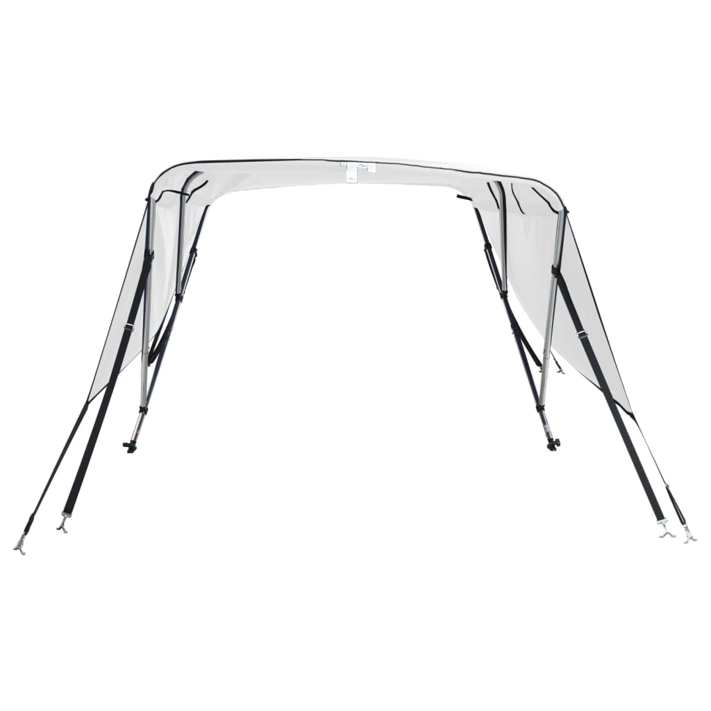 3 Bow Bimini Top with Side Panels 183 x (170 182) x 137 cm