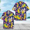 Men's Printed Hawaiian Shirt Summer Casual Short-Sleeve Button-Up Beach Shirt