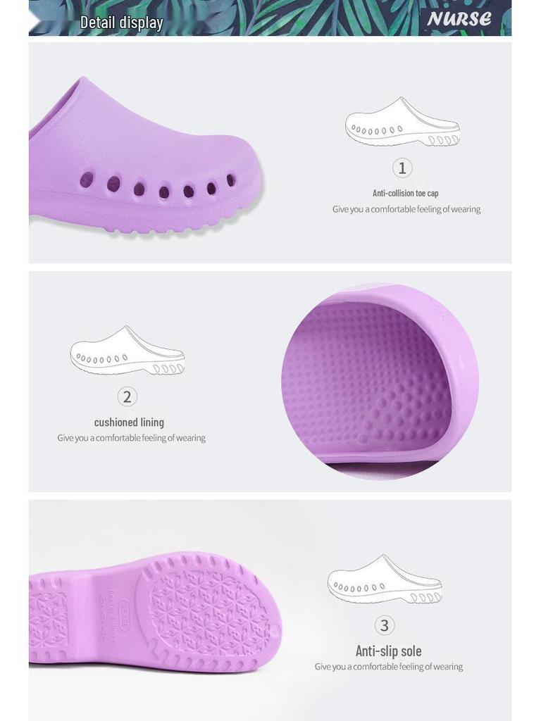 In-Stock Closed-Toe Surgical & Nurse Shoes for Women - Operating, Laboratory, Monitoring Room Clogs