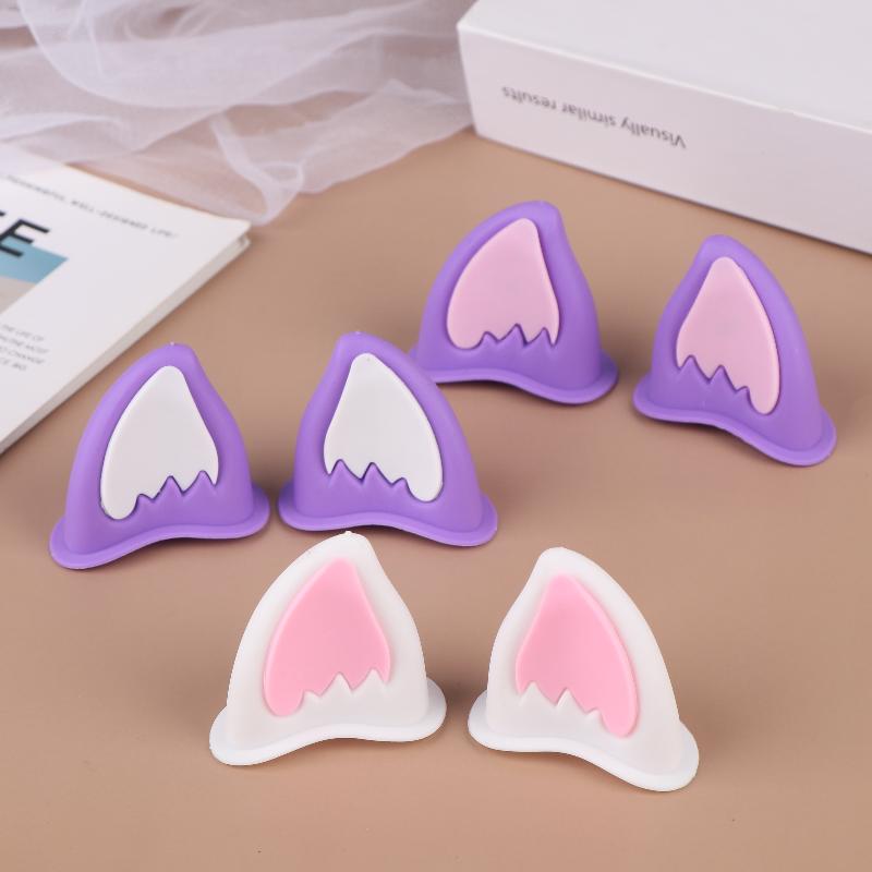 Motorsykkelhjelm Katteørepynt Hjelmøretilbehør For Scooter Sykkel Selvklebende Motorsykkel For Skateboard For Sykling