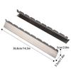 2 Pcs Skewer Holder Anti-Slip Groove Stainless Steel Heavy Duty Long Bbq Tools Barbecue Grilling Shish Kabob Rack Outdoor Tools