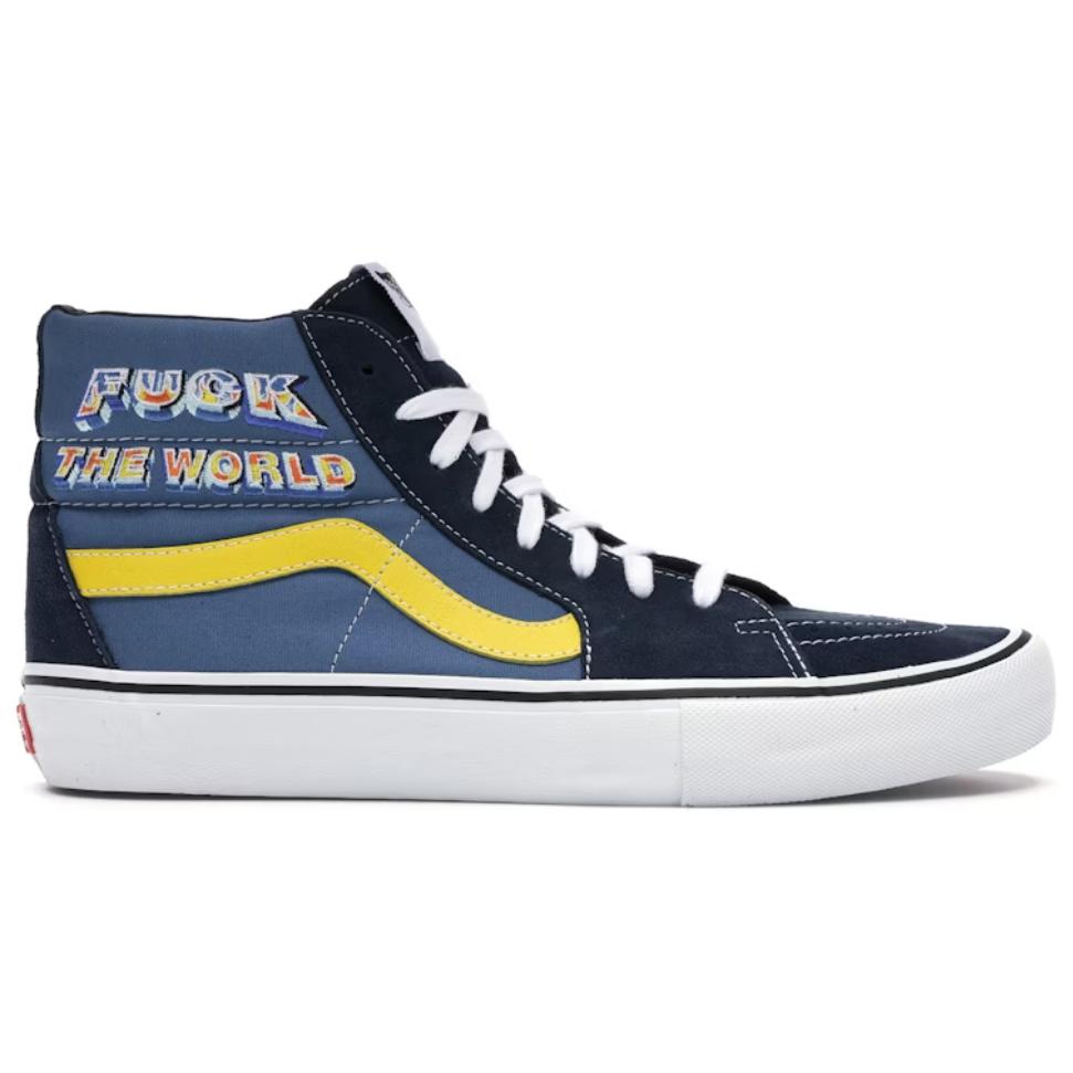 Sk8 Supreme x Vans Hi 'Fuck The World - Navy' VN0A45JDSY2