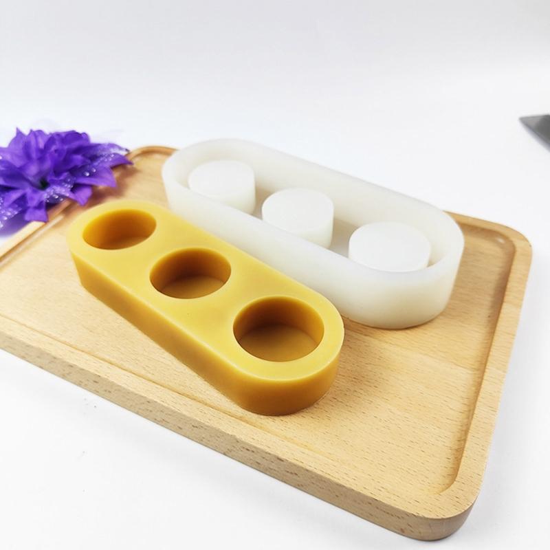 Resin Candle Holder Silicone Mould Candlestick Epoxy Casting Mould for DIY Jewelry Box Trinket Container Home Decor